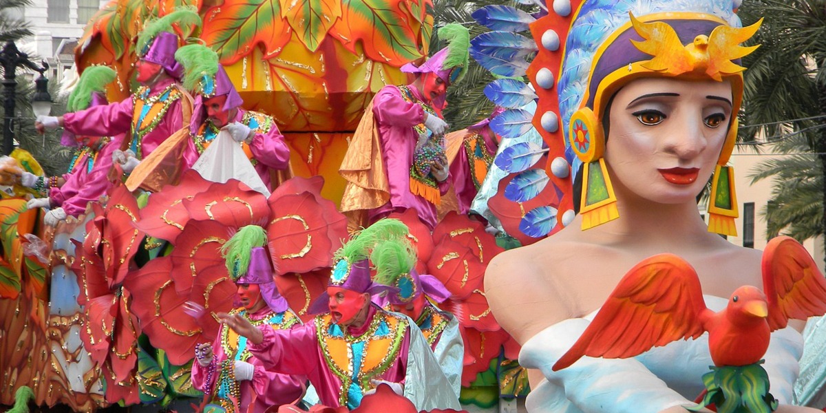 Carnaval Nueva Orleans carroza