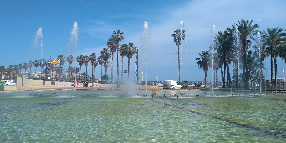 Fuentes de agua en Salou