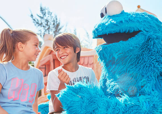 Niños con Monster Cookie