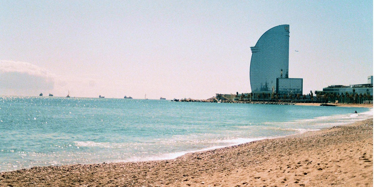 Playa de la Barceloneta en Barcelona