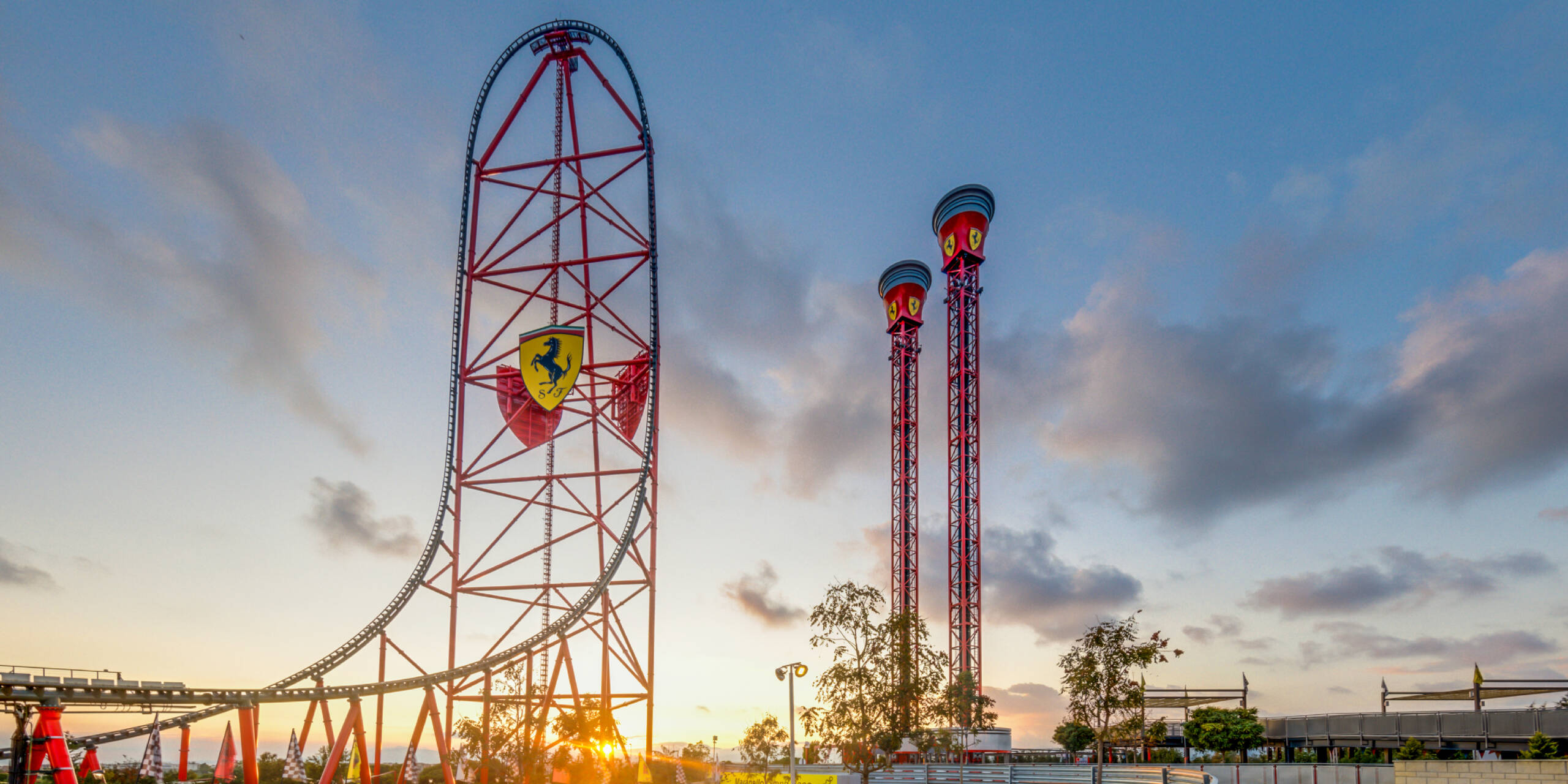 Parque de atracciones Ferrari Land en PortAventura World