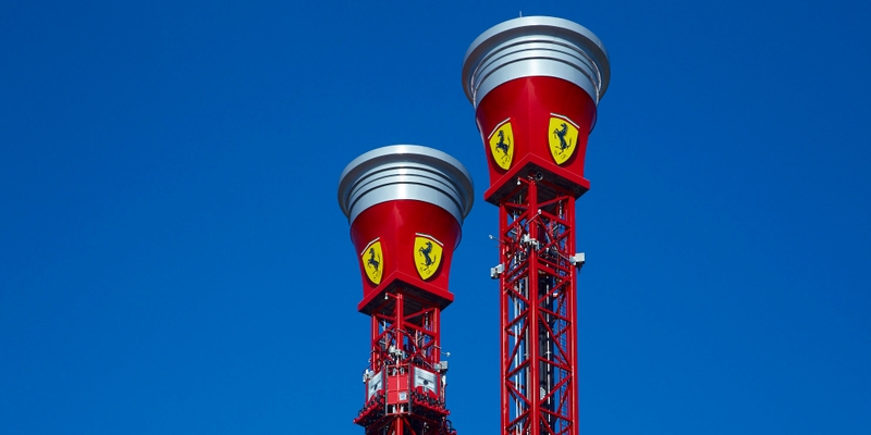 Башня с рикошетом Ferrari Land